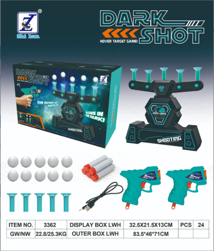 The DarkShot Target Game - Hovering Targets, Glow-in-the-Dark Fun + 50% OFF