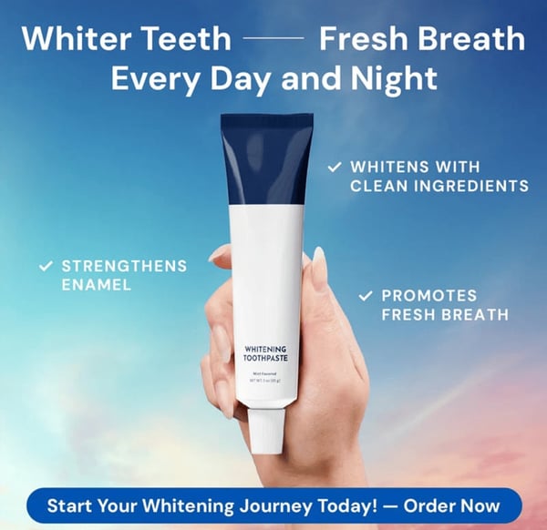 EnamelGuard Whitening Paste - Your Natural Smile Solution - 50% OFF