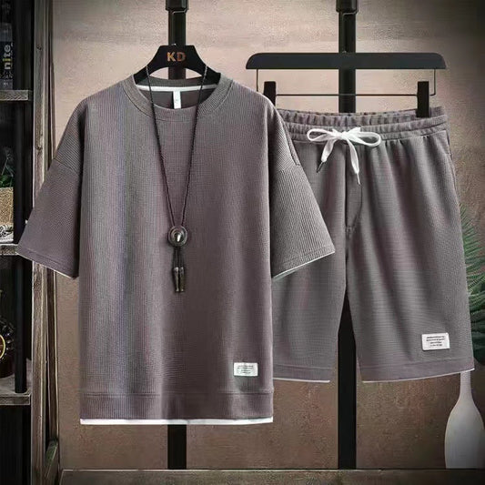 Hemworth – Breathable Waffle-Knit Two-Piece Summer Set + 50% OFF