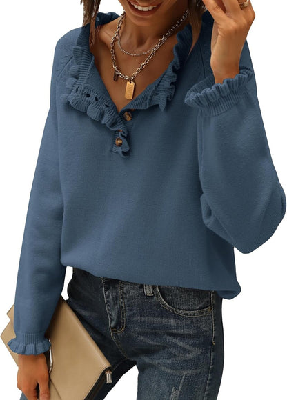 The PetalKnit Sweater - Effortless Feminine Charm - 50% OFF