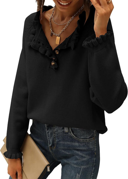 The PetalKnit Sweater - Effortless Feminine Charm - 50% OFF