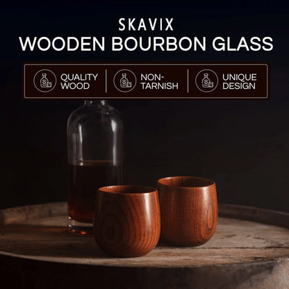 The Skavix Wood Glass - Taste Bourbon the Way It Was Intended + 50% OFF