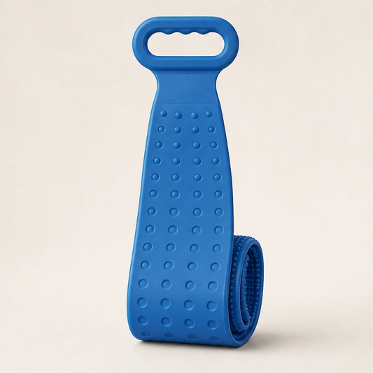 Verglow – Dual-Sided Silicone Back Scrubber & Body Massage Strap + 50% OFF
