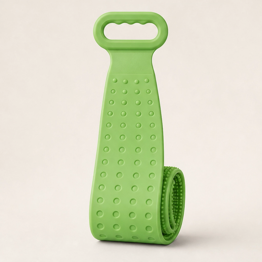 Verglow – Dual-Sided Silicone Back Scrubber & Body Massage Strap + 50% OFF