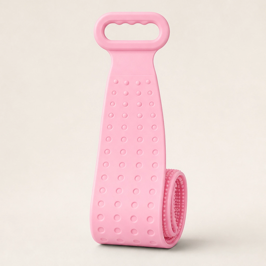 Verglow – Dual-Sided Silicone Back Scrubber & Body Massage Strap + 50% OFF