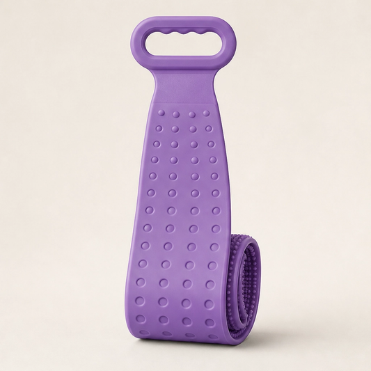 Verglow – Dual-Sided Silicone Back Scrubber & Body Massage Strap + 50% OFF