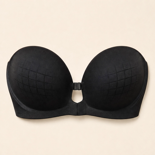 Sevelle – Seamless Front-Closure Strapless Bra with Adjustable Straps  + 1+1 FREE