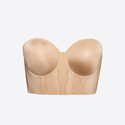 AuraSculpt Deep-V Strapless Bra - Your Seamless Confidence  - 60% OFF