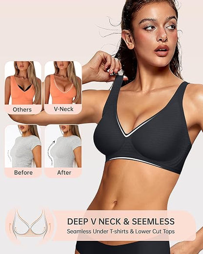 The Décolleté Bra - The Perfect Plunge, No Wires - 50% OFF