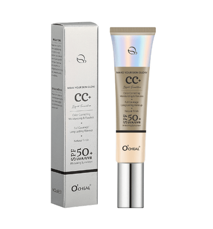 AuraShield Foundation - Your 3-in-1 Flawless Glow - 1 + FREE MAKEUP BRUSH
