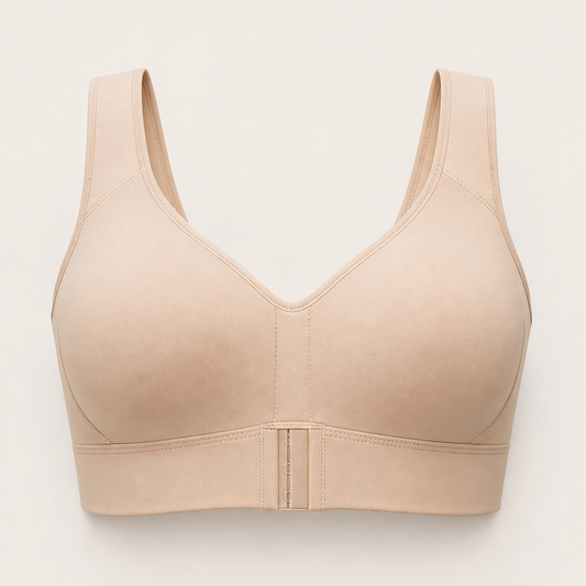 Arcelle – Front-Closure Cross-Back Wireless Posture Bra + 50% OFF