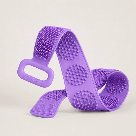 Brookmist – Double-Sided Silicone Back Scrubber with Dual Handles + 50% OFF
