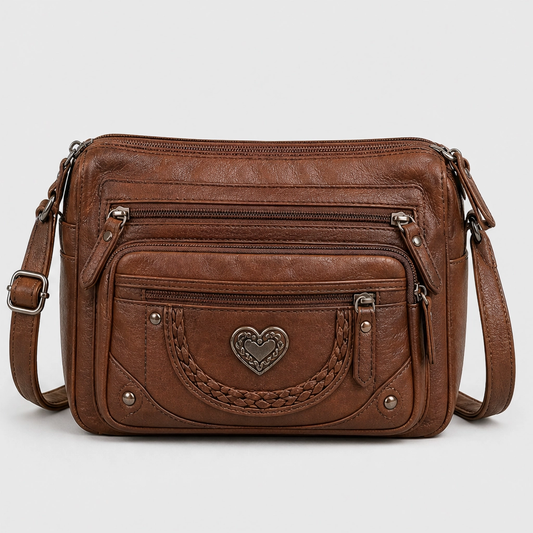 Sorelle™ – Multi-Pocket Soft Crossbody Bag for Effortless Everyday Organization + 50% OFF