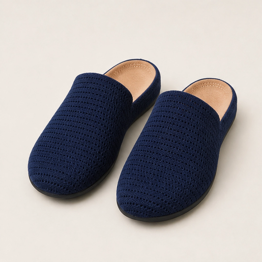 Cloudmere – Breathable Knit Slip-On Mules with Cushioned Sole + 50% OFF