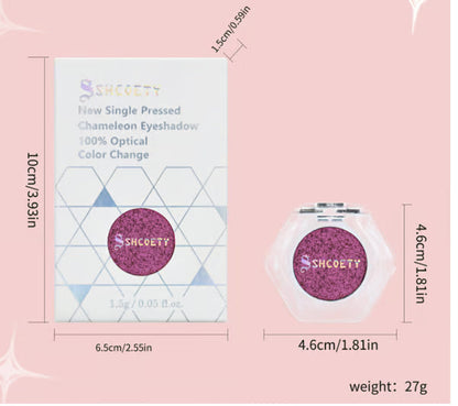 The AuraShift Chrome Shadow - A Galaxy on Your Eyelids + 50% OFF