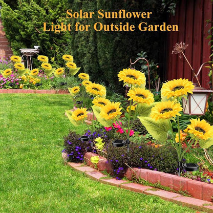 Sunhaven™ – Realistic Solar LED Sunflower Garden Lights, Auto Dusk-to-Dawn Glow, IP65 Waterproof + 50% OFF