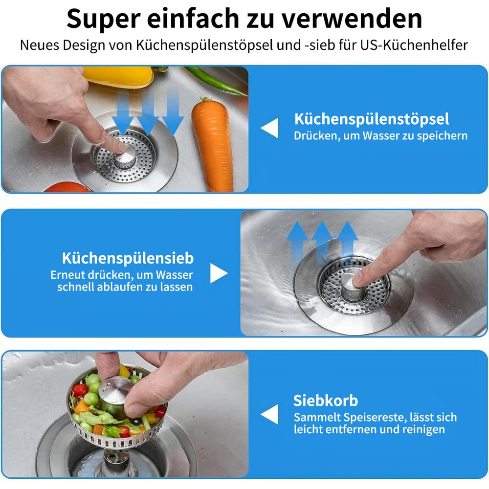 SinkShield - A Clean, Clog-Free Sink - 50% OFF