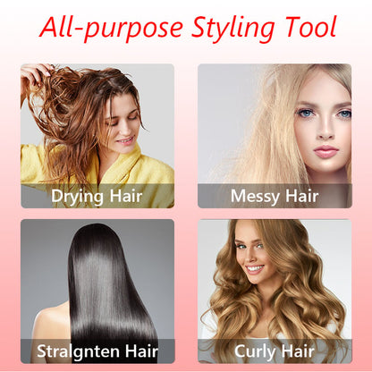 2-in-1 Hot Air Styler and Rotating Hair Dryer – Style, Volumize & Dry with Salon Precision at Home - 50% OFF