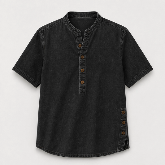 Willowmar – Soft Breathable Faux-Denim Short Sleeve Top for Women + 50% OFF