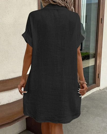 The Riviera Shirt Dress - Effortless Polish for Hot Days - 50% OFF