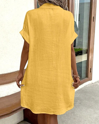 The Riviera Shirt Dress - Effortless Polish for Hot Days - 50% OFF