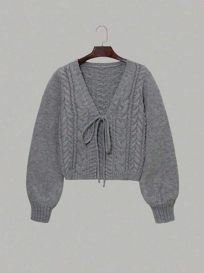 The Lantern Sleeve Cardigan - Effortless Year-Round Style + 50% OFF
