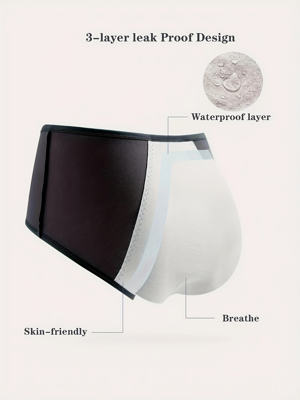 High-Waisted Hygroscopic Protective Panties – Leakproof Underwear for Women - 50% OFF