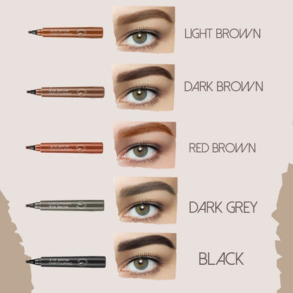 The 4-Tip Precision Brow Pen - The Microblading Look, No Needles + 50% OFF
