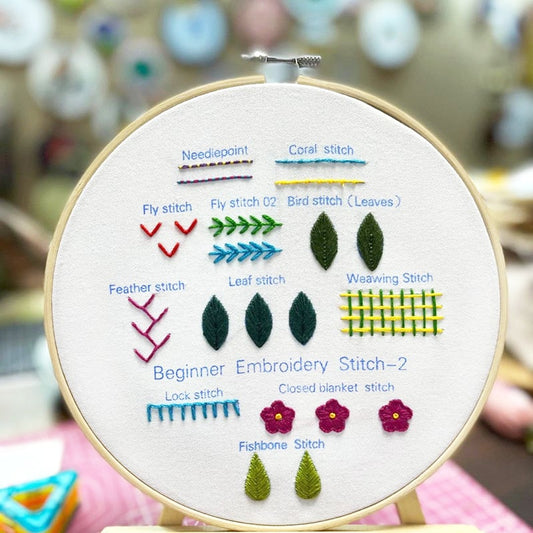 The Mindful Stitch Embroidery Kit - Learn Embroidery, Stress-Free + 50% OFF