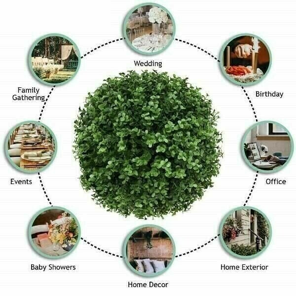 The EverLush Topiary Ball - A Perfect Porch, Zero Maintenance - 1+1 FREE