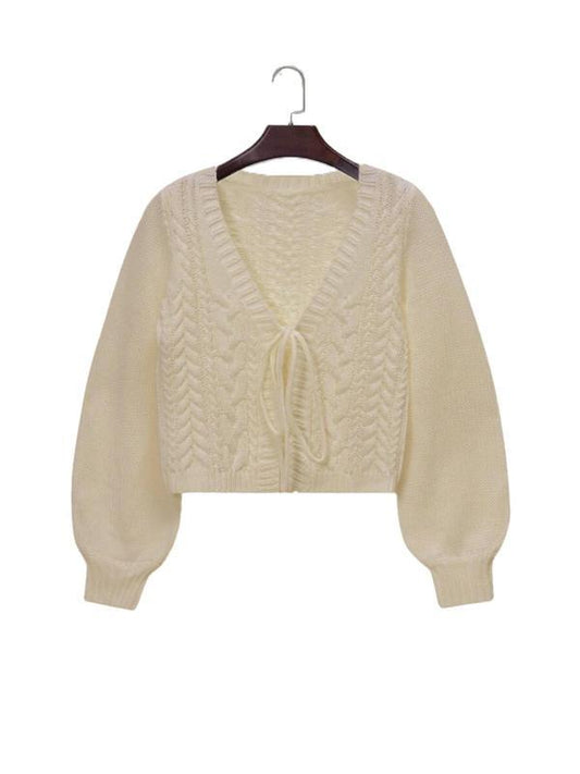 The Lantern Sleeve Cardigan - Effortless Year-Round Style + 50% OFF