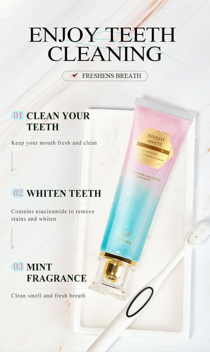 Niacinamide Whitening Toothpaste – Unleash Your Radiant White Smile - 50% OFF