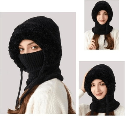 The 3-in-1 Cozy Hat - Your Hat, Scarf & Hoodie in One + 50% OFF