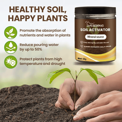 Loamcroft™ – Organic Soil Activator for Healthier Roots & Vibrant Plant Growth + 50% OFF
