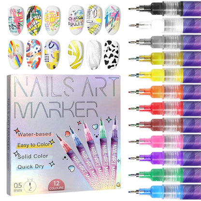 The NailScribe Pens - Salon-Perfect Nail Art, At Home - 50% OFF