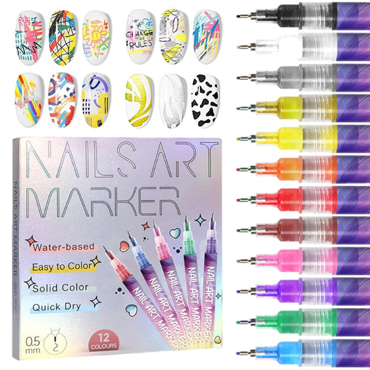 The NailScribe Pens - Salon-Perfect Nail Art, At Home - 50% OFF