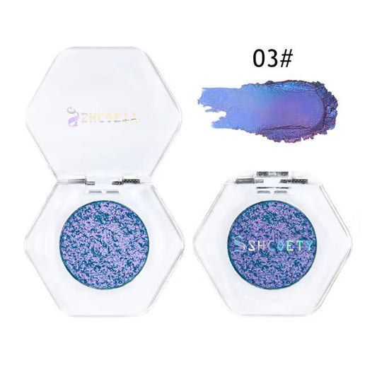 The AuraShift Chrome Shadow - A Galaxy on Your Eyelids + 50% OFF