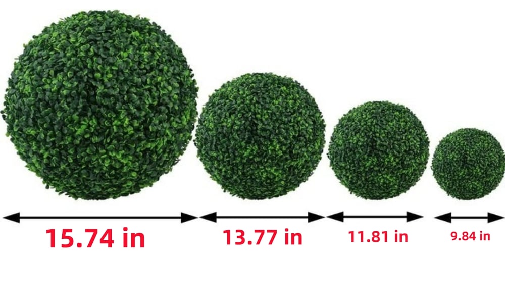 The EverLush Topiary Ball - A Perfect Porch, Zero Maintenance - 1+1 FREE