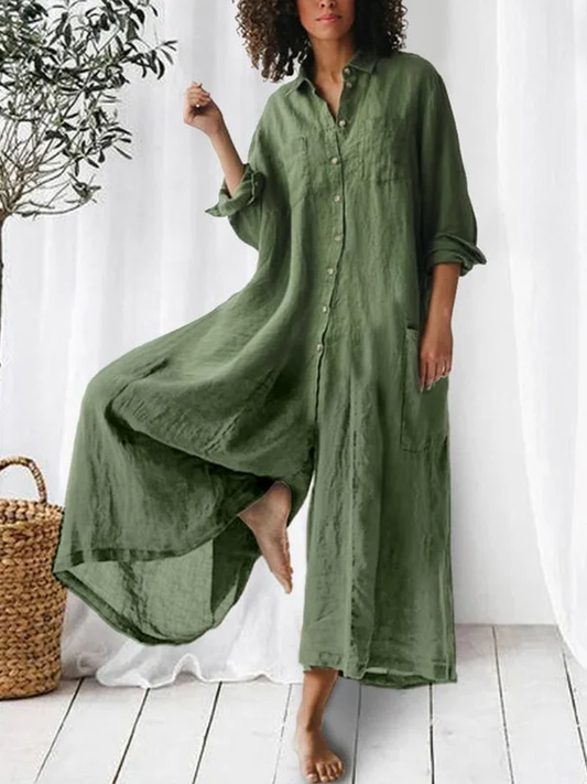 DailyDiva™ - Oversized Jumpsuit with Long Sleeves (Limited Offer 50% Discount)