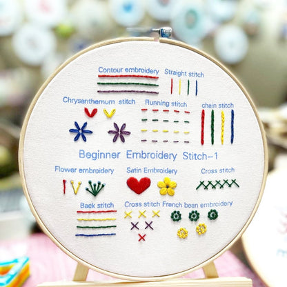 The Mindful Stitch Embroidery Kit - Learn Embroidery, Stress-Free + 50% OFF