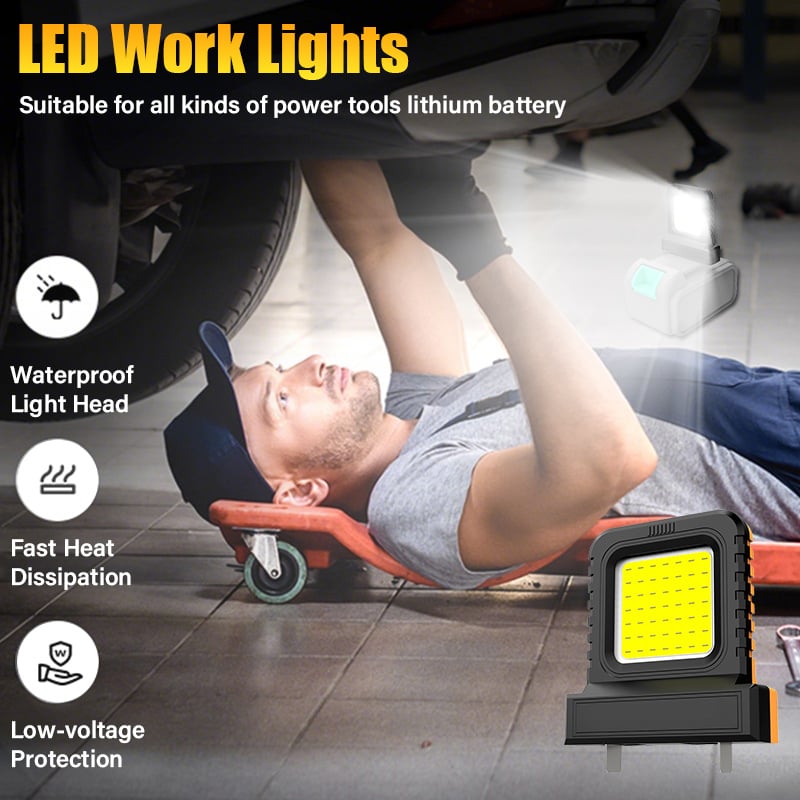 The PowerCore Floodlight - Turn Night into Day, With Any Battery - 50% OFF