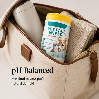 Whiskerly – Alcohol-Free Pet Face & Tear Stain Wipes for Cats & Dogs + 50% OFF