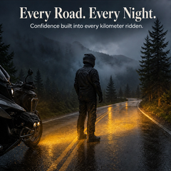 Nightforge™ – Dual-Color IP68 Waterproof LED Motorcycle Driving Lights + 50% OFF