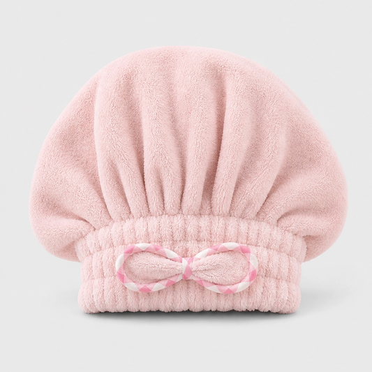 Cloudwick™ – Quick-Dry Coral Fleece Hair Turban + 50% OFF