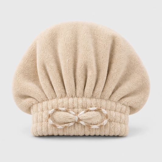 Cloudwick™ – Quick-Dry Coral Fleece Hair Turban + 50% OFF