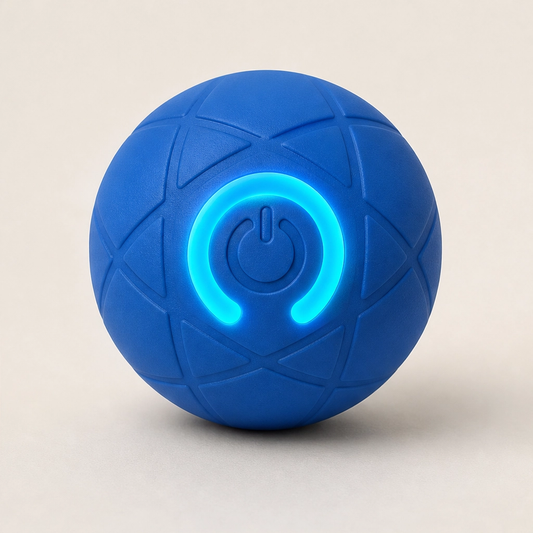Frisk – Self-Moving Chase Ball for Small Dogs & Puppies, USB-C Rechargeable LED Pet Toy + 50% OFF