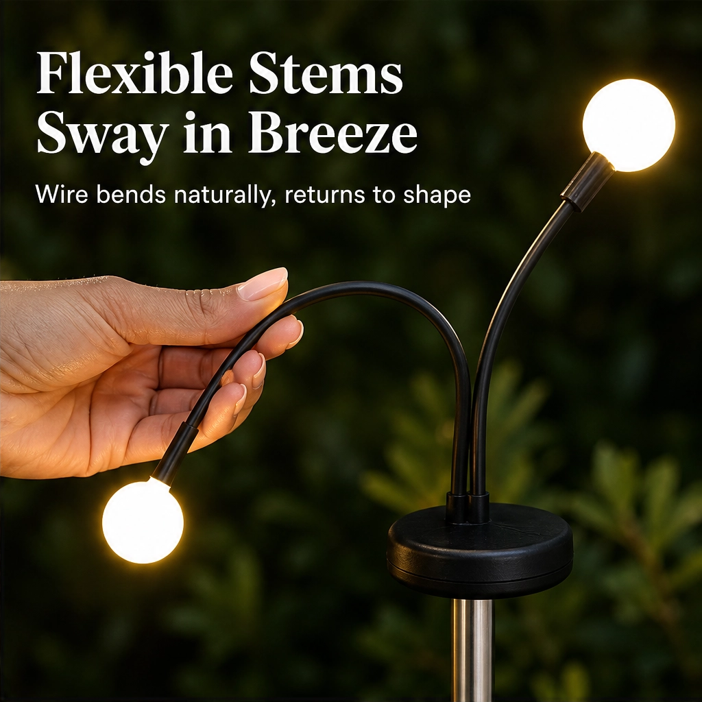 Lumora – Solar Firefly Garden Lights, Swaying Stems & Warm Dusk-to-Dawn Glow + 50% OFF