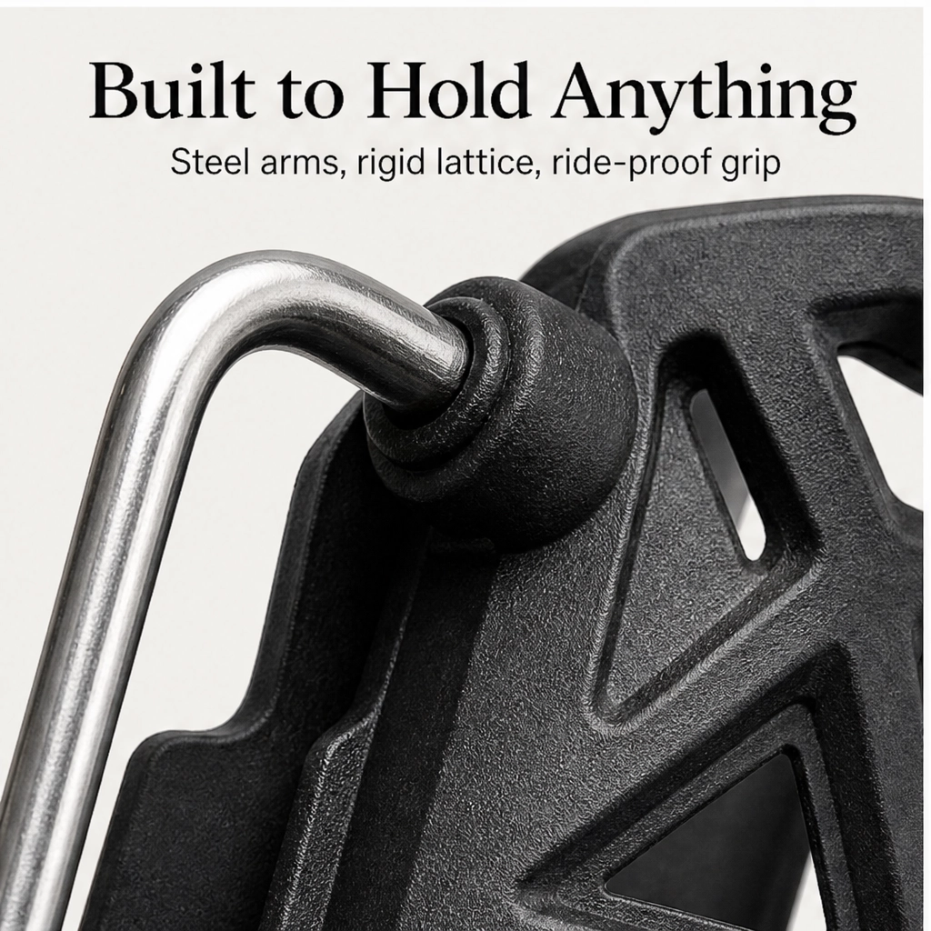 Talon™ – Universal-Fit Adaptive Bike Bottle Cage with 360° Rotation & Tool-Free Mount + 50% OFF