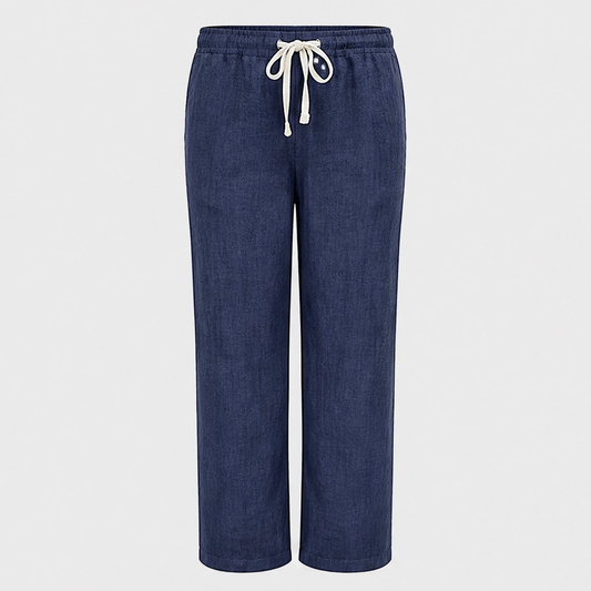 Driftwell™ – Breezy High-Waist Cotton-Linen Wide-Leg Pants + 50% OFF