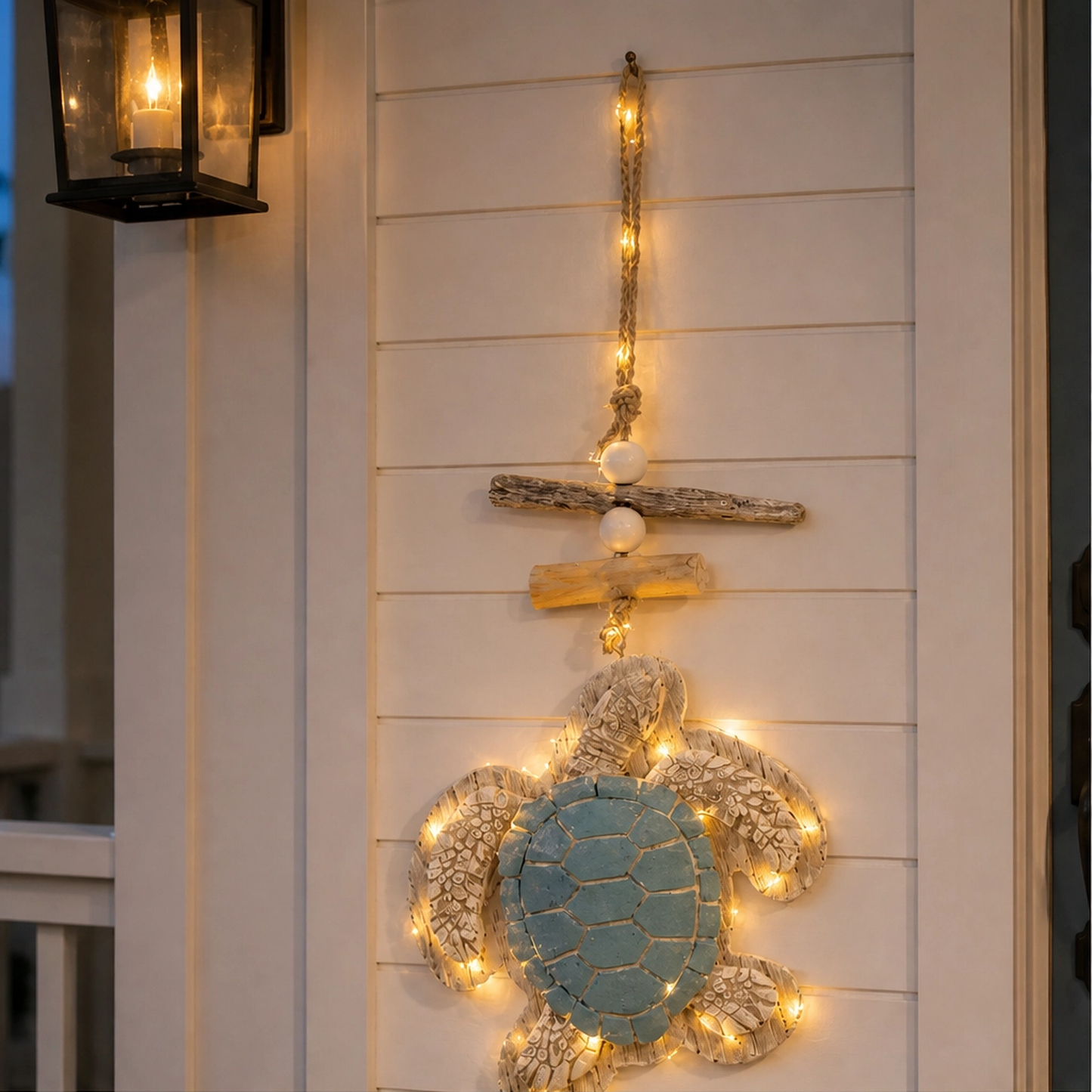 Tidewick – Lighted Sea Turtle Coastal Wall Decor with Remote & Timer + 50% OFF